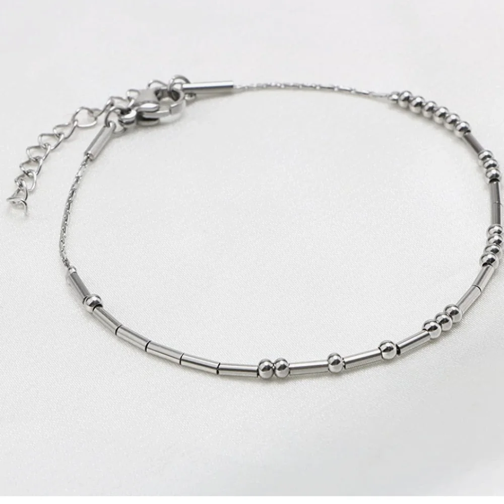 'Marine Girlfriend' Morse code bracelet NWT gold or silver